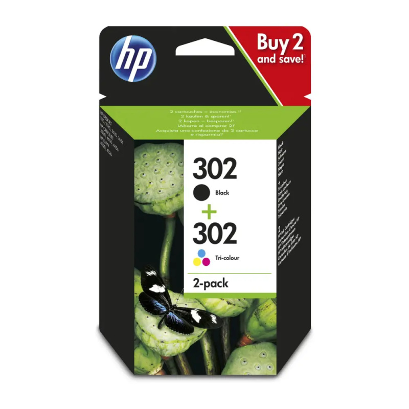 HP X4D37AE č. 302 Vícebarevná