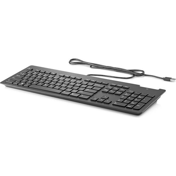 HP USB Business Slim Smartcard Keyboard Černá