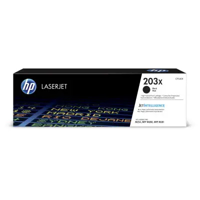 HP 203X Black LaserJet Toner Cartridge Černá