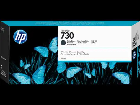 Cartridge HP P2V71A , č. 730 - matně černá