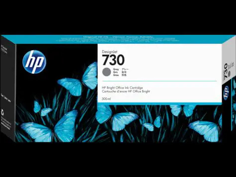 Cartridge HP P2V72A , č. 730 - šedá