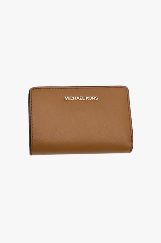 Michael Kors Jet set travel BIFOLD medium kožená dámská peněženka hnědá