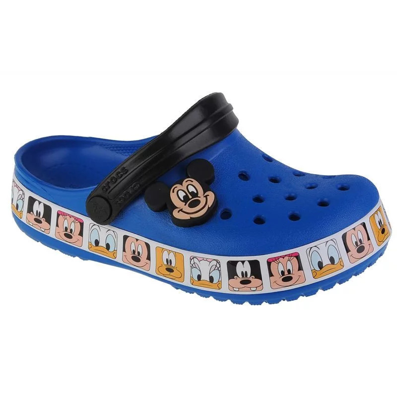 Dětské žabky FL Mickey Mouse 207718-4JL modrá vzor - Crocs  tmavě modrá - vzor 23-24