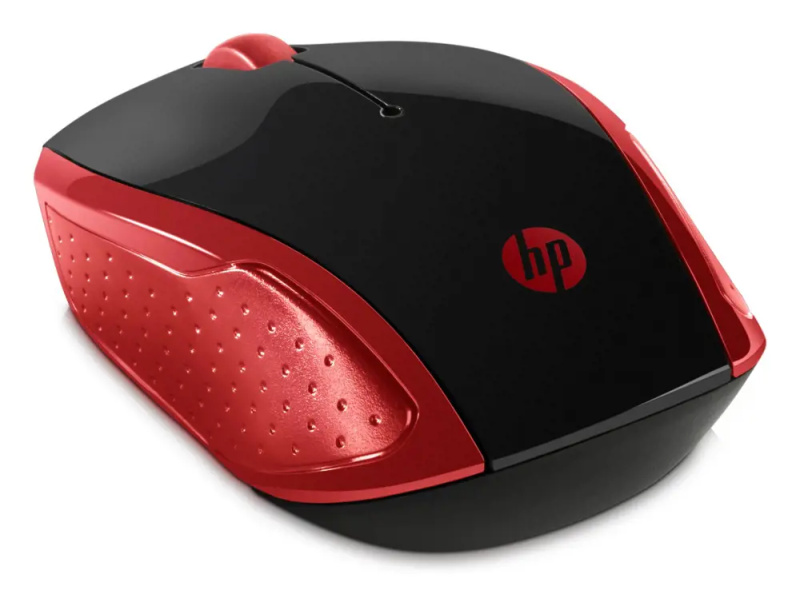 HP 200 bezdrátová myš červená