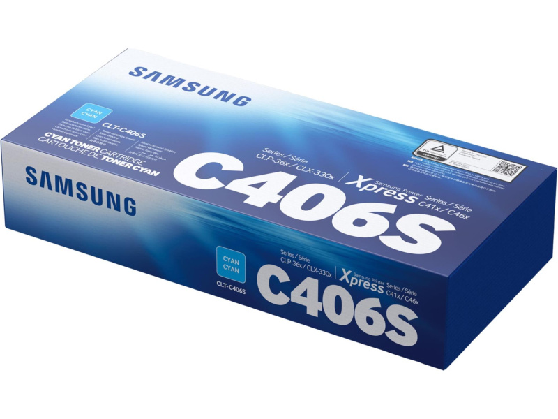 Toner Samsung CLT-C406S - azurový