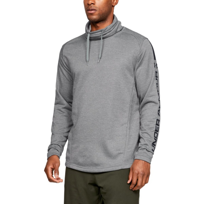 Pánská mikina Under Armour MK1 Terry Funnel Steel/Black S