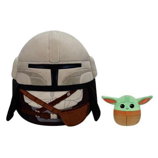 SQUISHMALLOWS Star Wars Mandalorian a Grogu, 30 cm