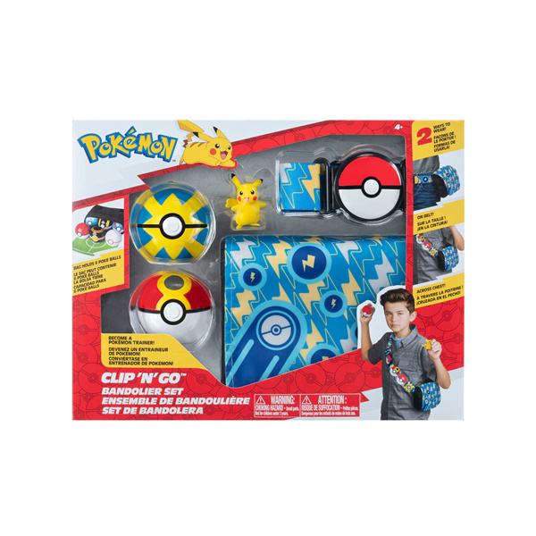 Pokémon Clip N Go Bandolier Set - mix motivů