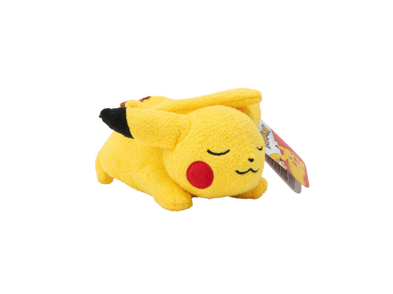 Jazwares plyšák Sleeping Pokémon - Pikachu 13 cm Žlutá