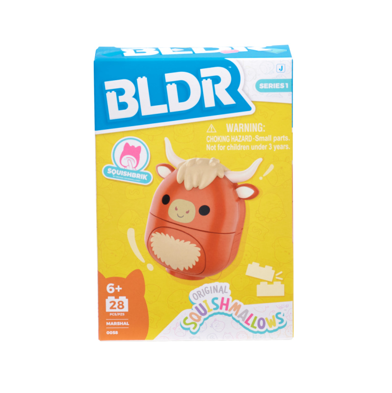 SQUISHMALLOWS Stavebnice BLDR - Býk Marshal