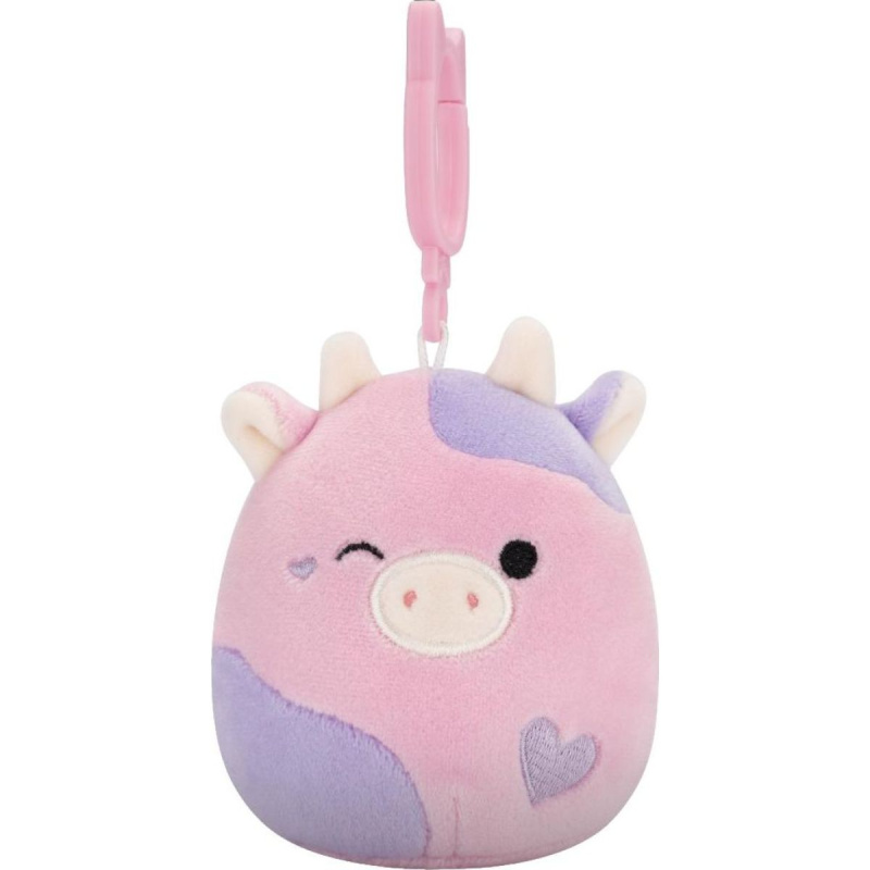 Squishmallows Klíčenka Kravička - Patty, 9 cm