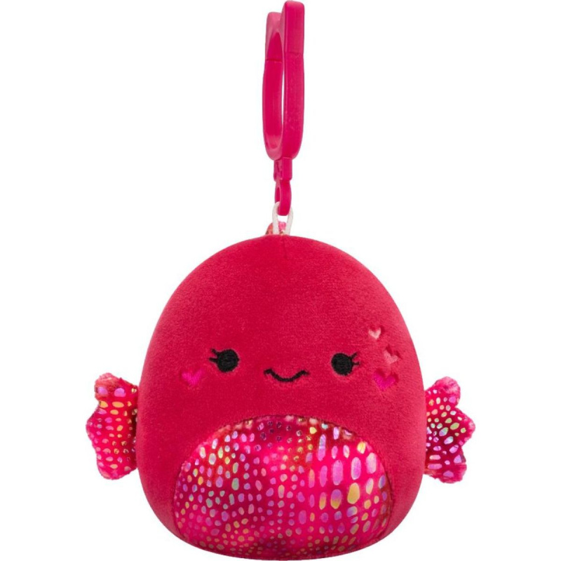 Squishmallows Klíčenka Bojovnice pestrá - Barella, 9 cm