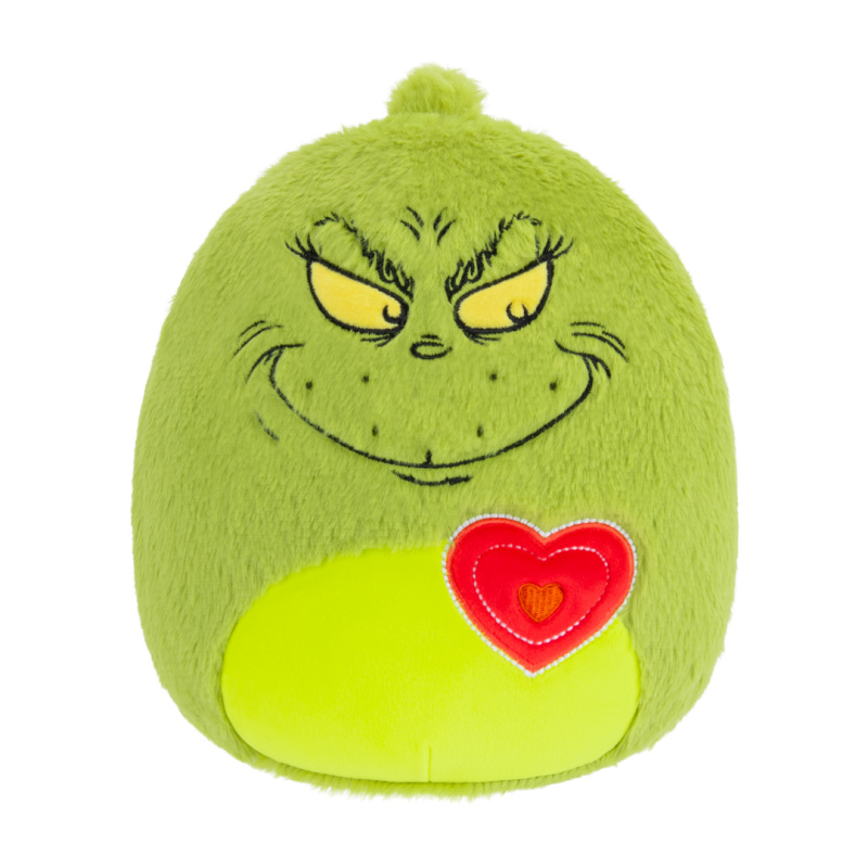 SQUISHMALLOWS Fuzzamallows Grinch - Grinch se srdíčkem