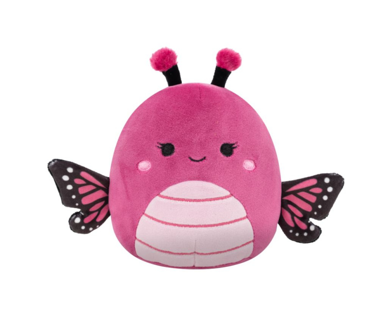 Squishmallows motýl monarcha - marcelina, 13 cm