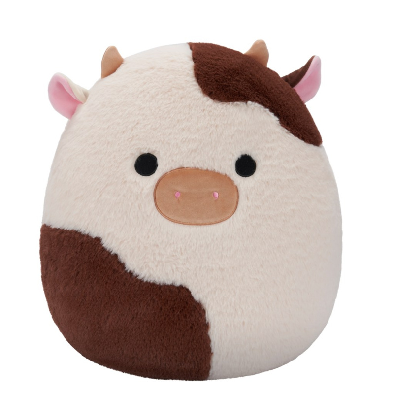 SQUISHMALLOWS Fuzzamallows Kráva - Ronnie, 30 cm