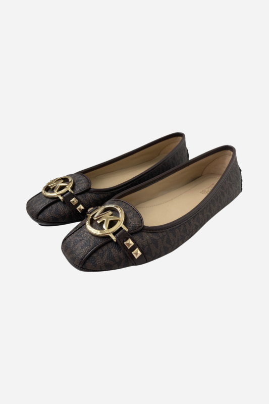 Michael Kors FULTON MOC baleríny hnědé Velikost: 37