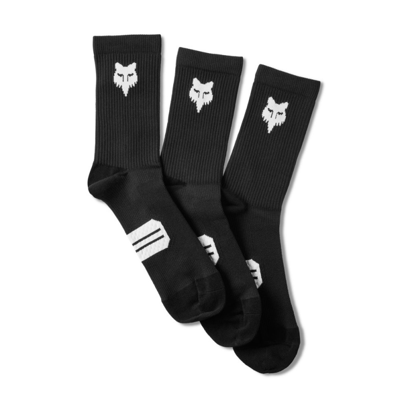 Cyklo ponožky FOX 6" Ranger Sock Prepack 3 páry Black XS/S (36-41)