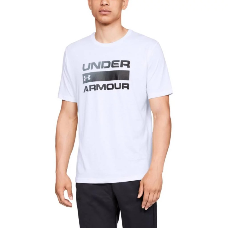 Pánské triko Under Armour Team Issue Wordmark SS White S