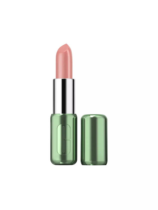 Clinique Pop™ Longwear Lipstick Satin saténová rtěnka odstín Beige Pop 3.9 g