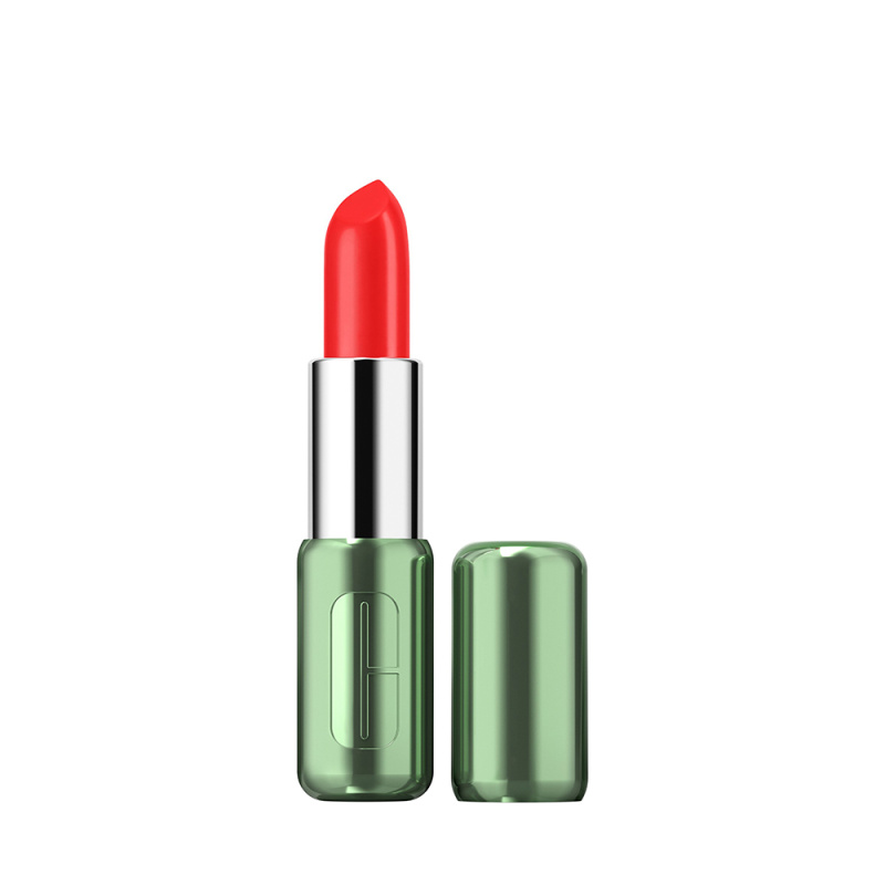 Clinique Pop™ Longwear Lipstick Satin saténová rtěnka odstín Poppy Pop 3.9 g