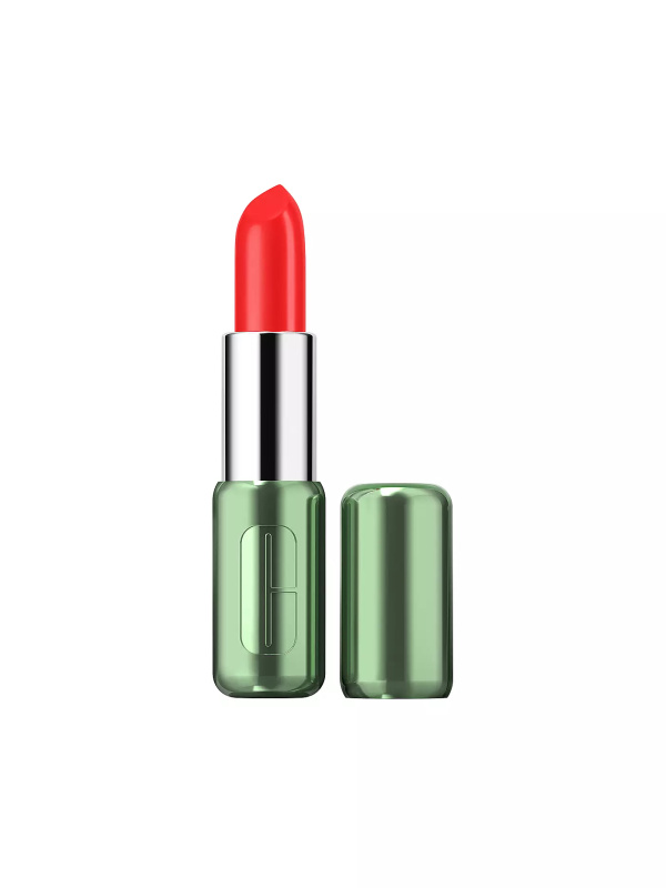 Clinique Pop™ Longwear Lipstick Satin saténová rtěnka odstín Poppy Pop 3.9 g