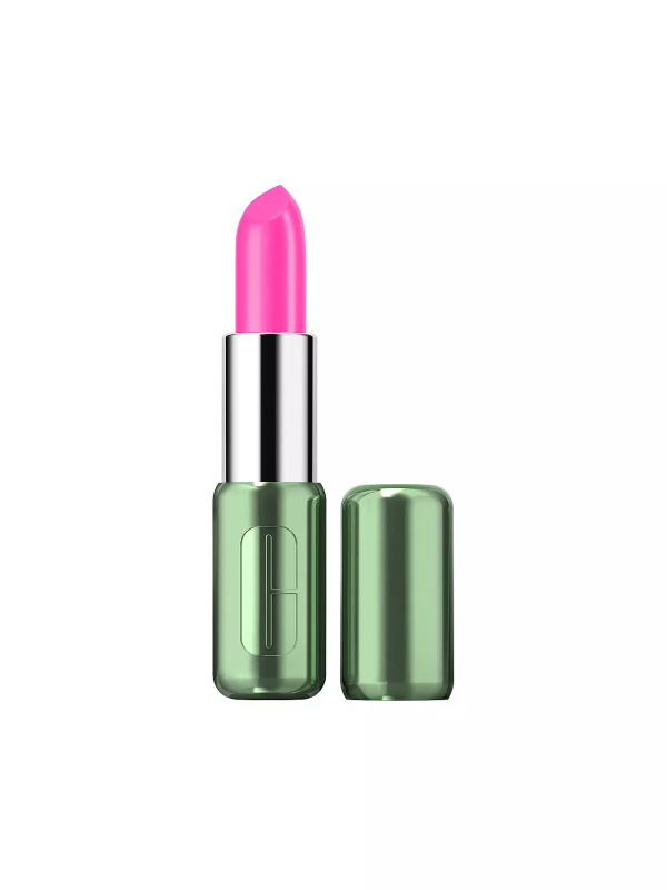 Clinique Pop™ Longwear Lipstick Satin saténová rtěnka odstín Delicious Pink 3.9 g
