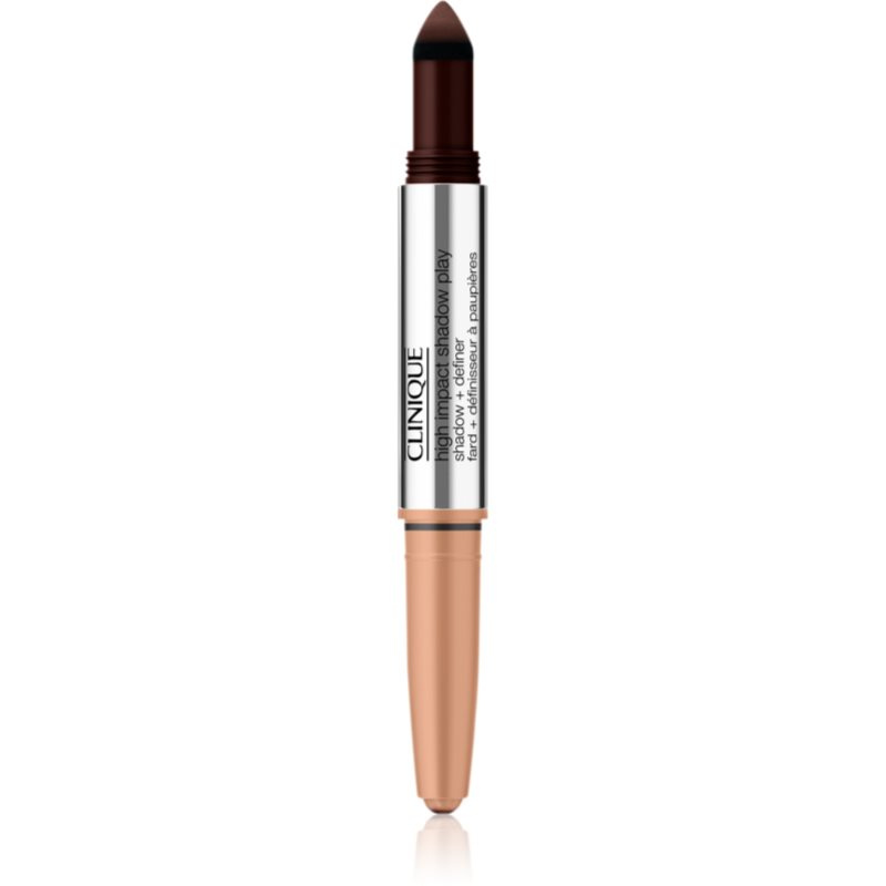 Clinique High Impact Shadow Play™ Shadow & Definer oční stíny v tužce duo odstín Café Au Lait 1,9 g