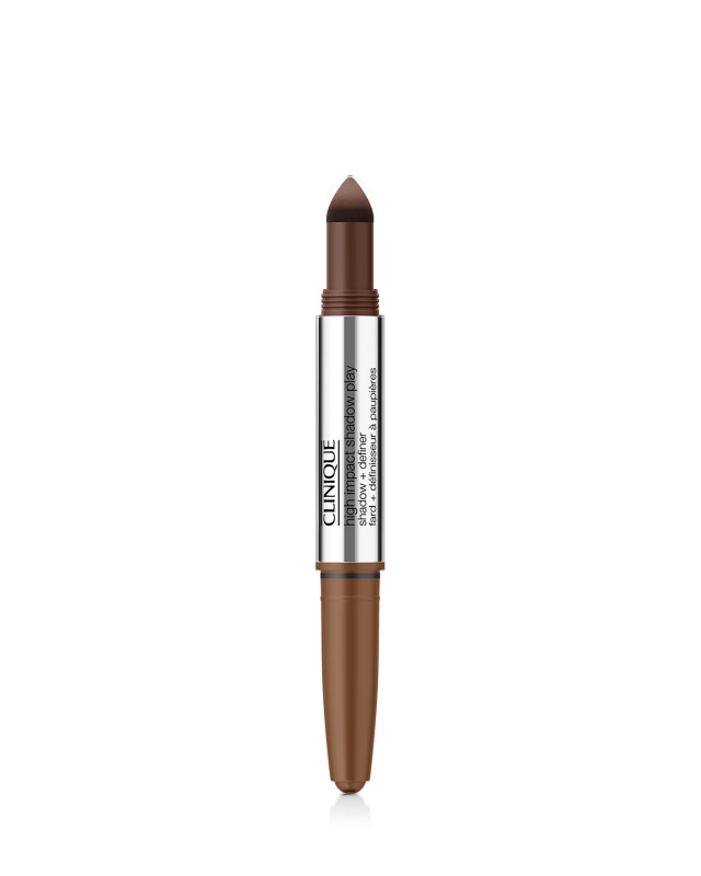 Clinique High Impact Shadow Play™ Shadow & Definer oční stíny v tužce duo odstín Rum + Cola 1,9 g