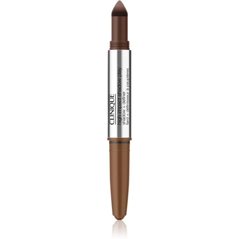 Clinique High Impact Shadow Play™ Shadow & Definer oční stíny v tužce duo odstín Rum + Cola 1,9 g
