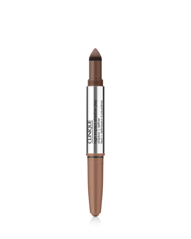 Clinique High Impact Shadow Play™ Shadow & Definer oční stíny v tužce duo odstín Double Latte 1,9 g