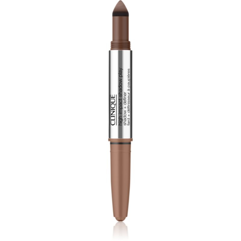 Clinique High Impact Shadow Play™ Shadow & Definer oční stíny v tužce duo odstín Double Latte 1,9 g