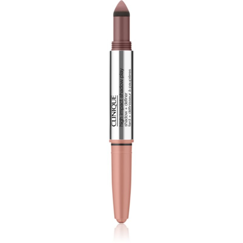 Clinique High Impact Shadow Play™ Shadow & Definer oční stíny v tužce duo odstín Rose +Truffles 1.9 g