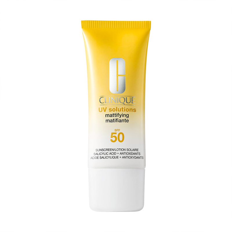 Clinique Sun UV Solutions Matifying Sunscreen SPF 50 opalovací krém na obličej s matujícím efektem 40 ml