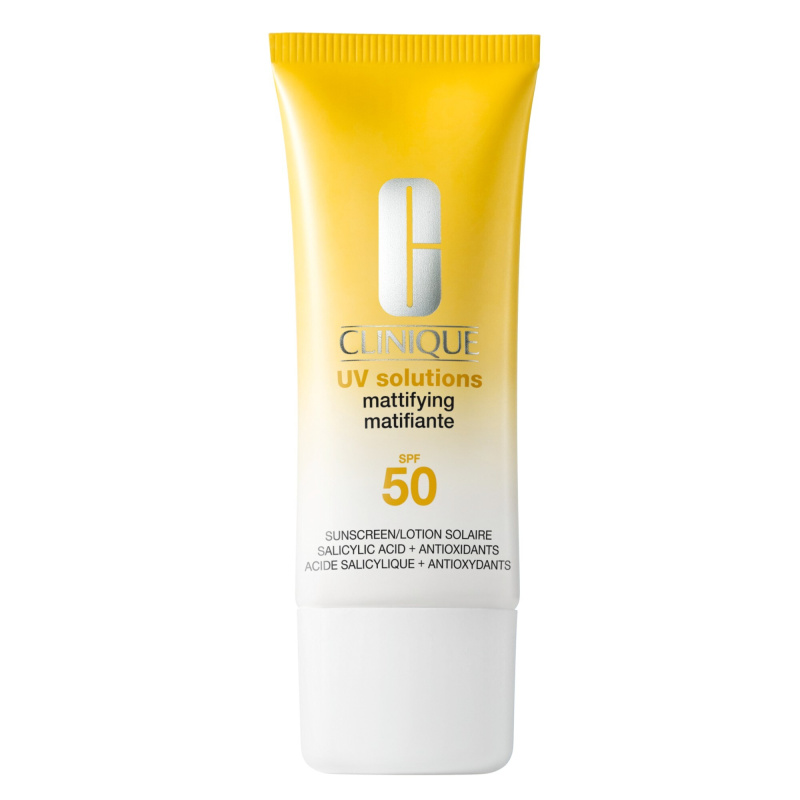 Clinique Sun UV Solutions Matifying Sunscreen SPF 50 opalovací krém na obličej s matujícím efektem 40 ml