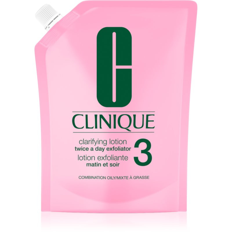 Clinique 3 Steps Clarifying Lotion 3 tonikum pro mastnou a smíšenou pleť náhradní náplň 400 ml