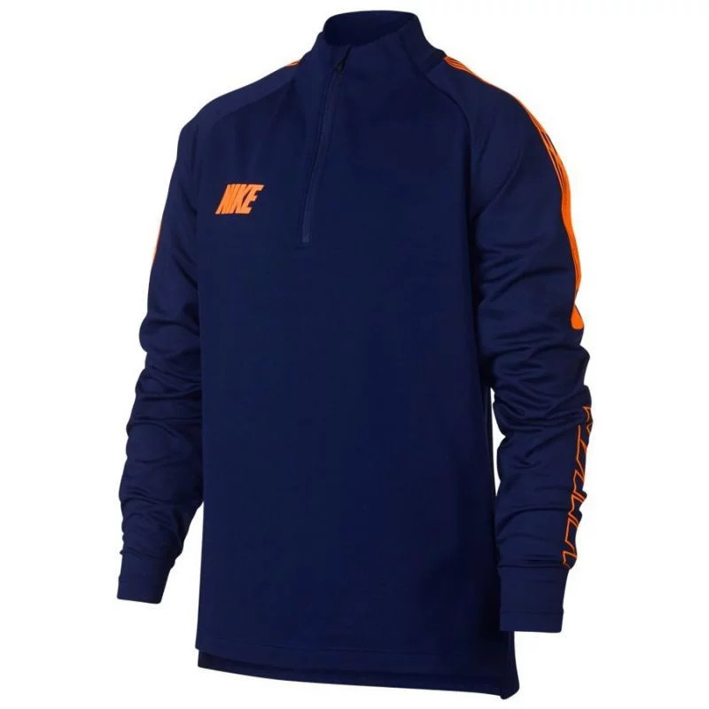Junior sport mikina Dri Fit  BQ3764 - Nike tmavě modrá 164 cm