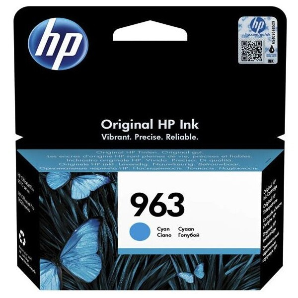 Cartridge HP 3JA23AE č. 963 - azurový