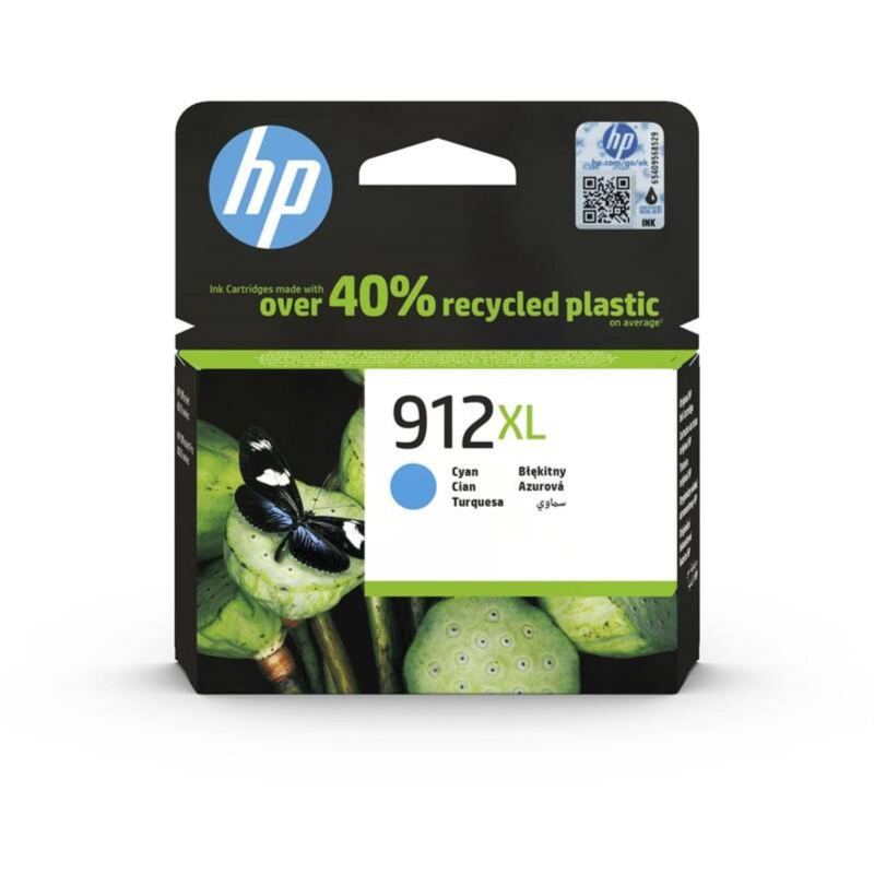 Cartridge HP 3YL81AE, č. 912XL - azurový