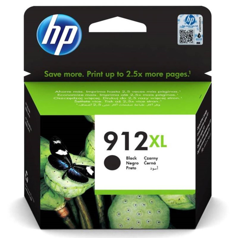 Cartridge HP 3YL84AE, č. 912XL - černý
