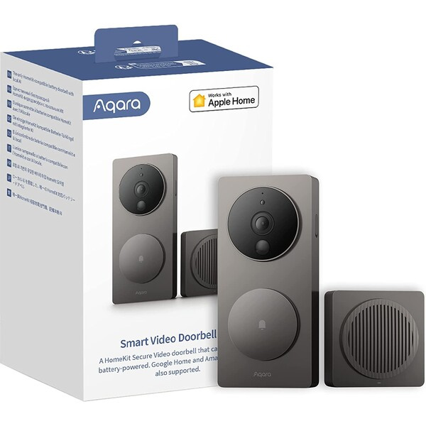 AQARA Smart Video Doorbell G4  Černá