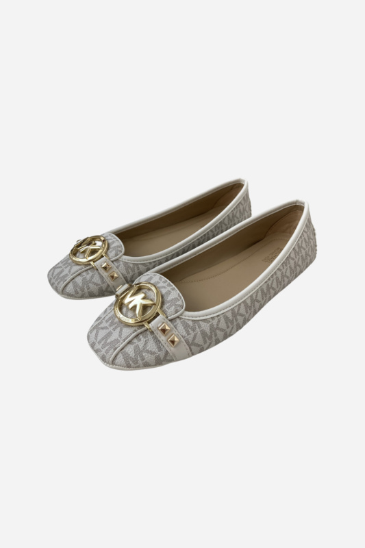 Michael Kors FULTON MOC baleríny krémové Velikost: 38,5