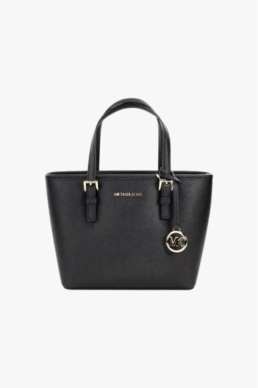 Michael Kors Jet Set Travel XS CRYL CONV TZ TOTE kožená černá dámská kabelka