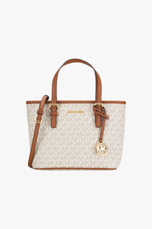 Michael Kors Jet Set Travel XS CRYL CONV TZ TOTE vanilla monogram dámská kabelka