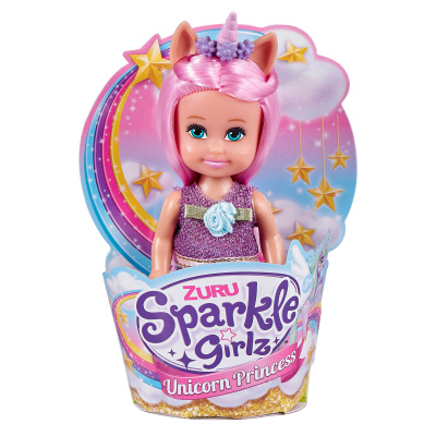 Zuru Víla jednorožec Sparkle Girlz malá v kornoutku