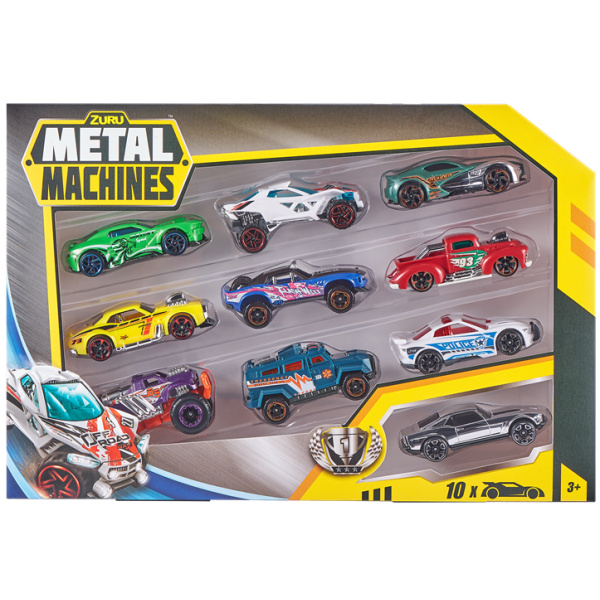 ZURU Metal Machines Sada aut 10 ks