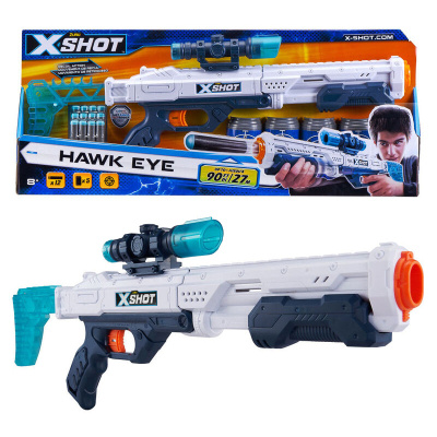 X-Shot Excel Hawk Eye s hledáčkem a náboji