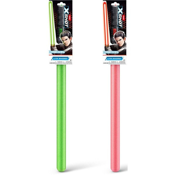 ZURU X-SHOT Světelný Meč zelený