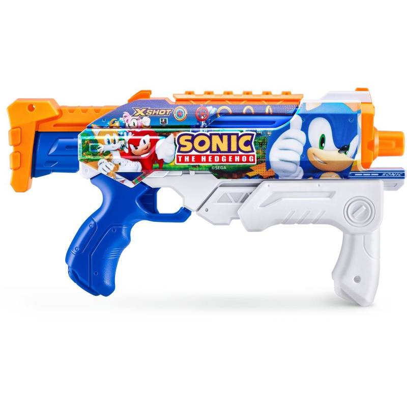ZURU X-SHOT Vodní pistole SONIC the Hedgehog Fast Fill Skins