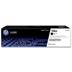 HP 106A Original Laser Toner Cartridge černá Černá