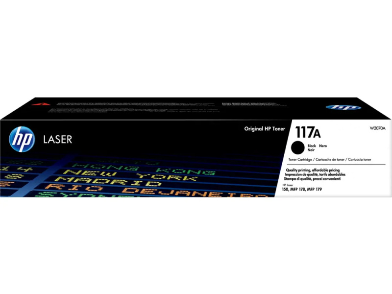 Toner HP 117A, W2070A, 1000 str. , černý